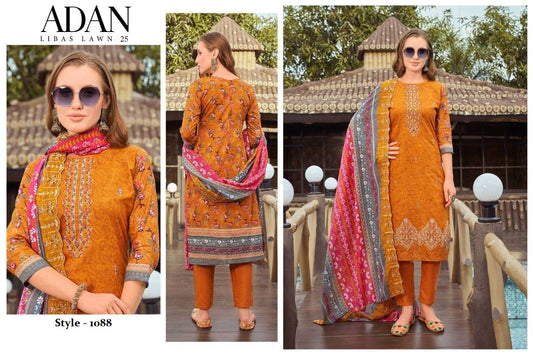 Adan Libas Pakistani Designer Classic Hit Embroidered Lawn Suit