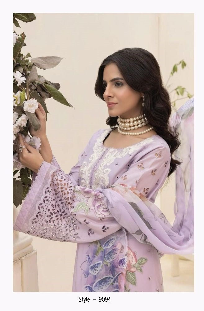 Adan Libas Pakistani Designer Luxury Hit Embroidered Lawn Suit