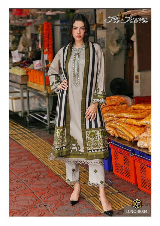 Al Azra Pakistani Designer Luxury Printed Lawn Suit
