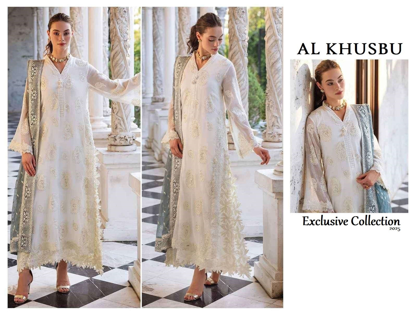 Al Khusbu Pakistani Designer Hit Wedding & Party Wear Dress