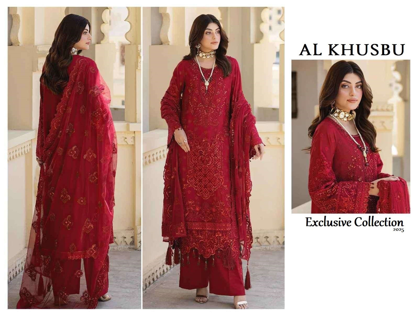 Al Khusbu Pakistani Designer Hit Wedding & Party Wear Dress