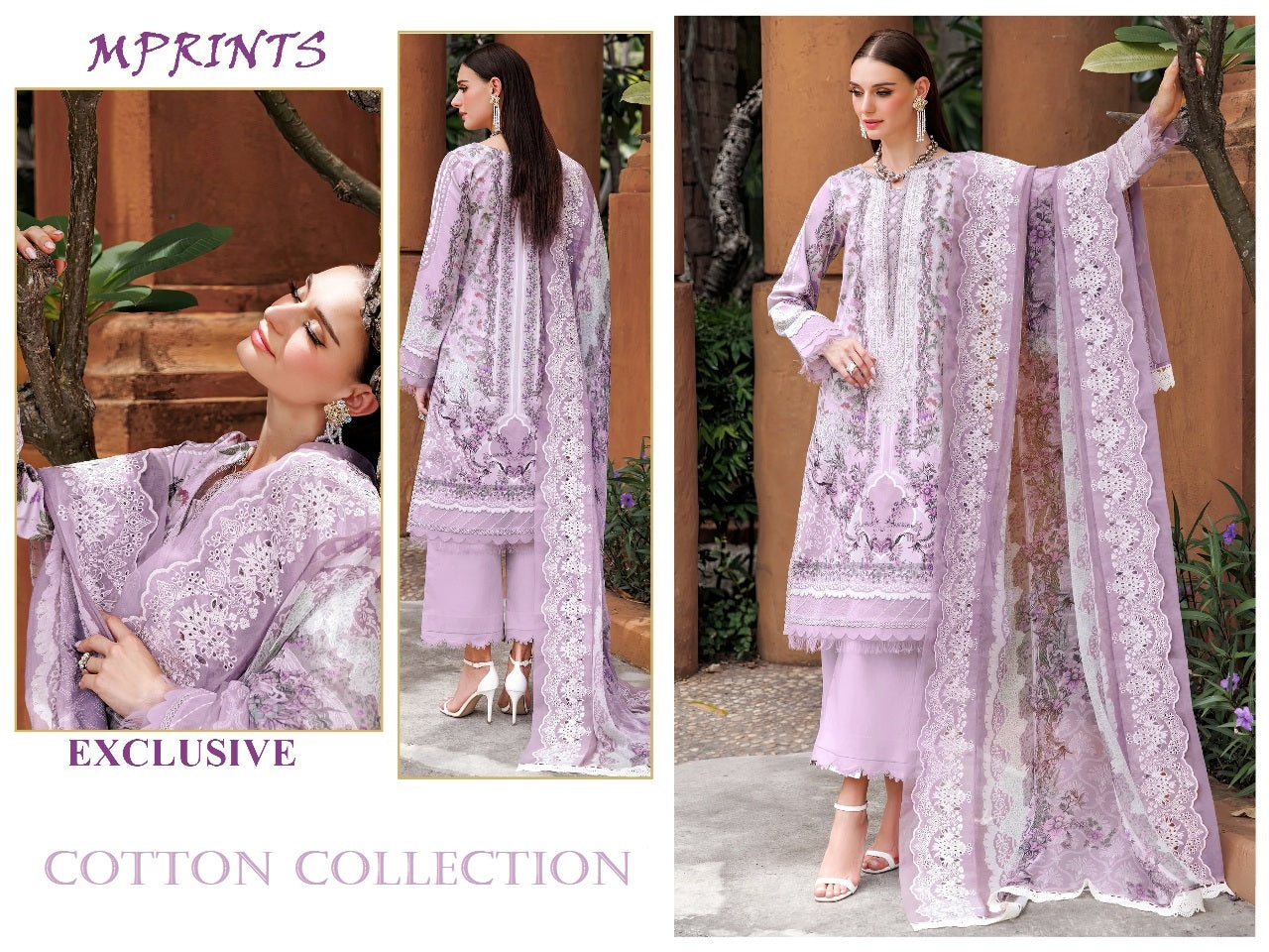 Mprints Pakistani Designer Stylish Hit Embroidered Lawn Suit