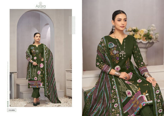 Azara Pakistani Designer Pure Premium Lawn Cotton Embroidered Suit