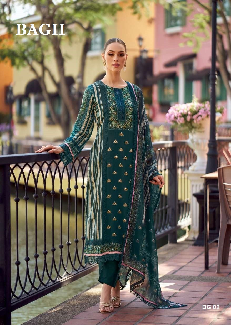 Bagh Pakistani Designer Classic Hit Embroidered Lawn Suit