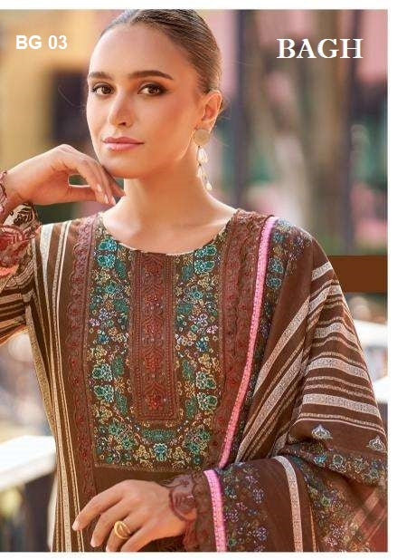 Bagh Pakistani Designer Classic Hit Embroidered Lawn Suit