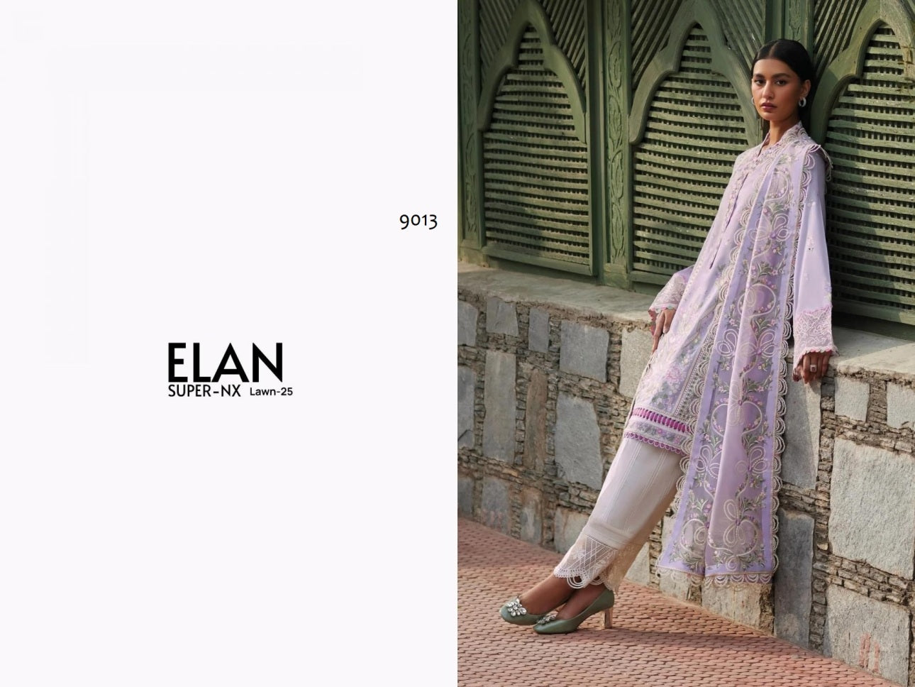 Elan Pakistani Designer Hit Embroidered Lawn Suit