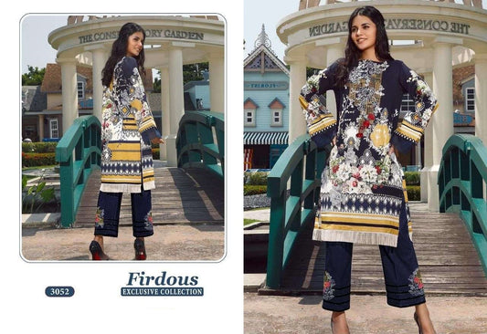 Firdous Exclusive Pakistani Designer Hit Embroidered Lawn Suit