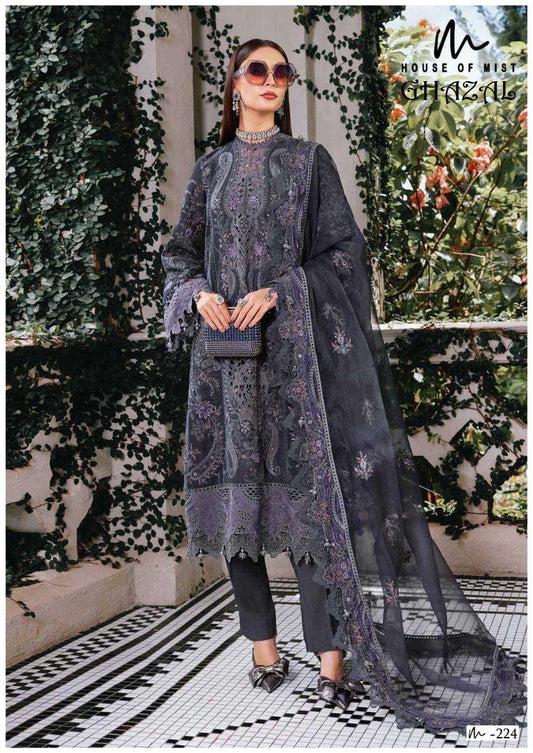 Ghazal Pakistani Designer Pure Cotton Printed Shalwar Suit
