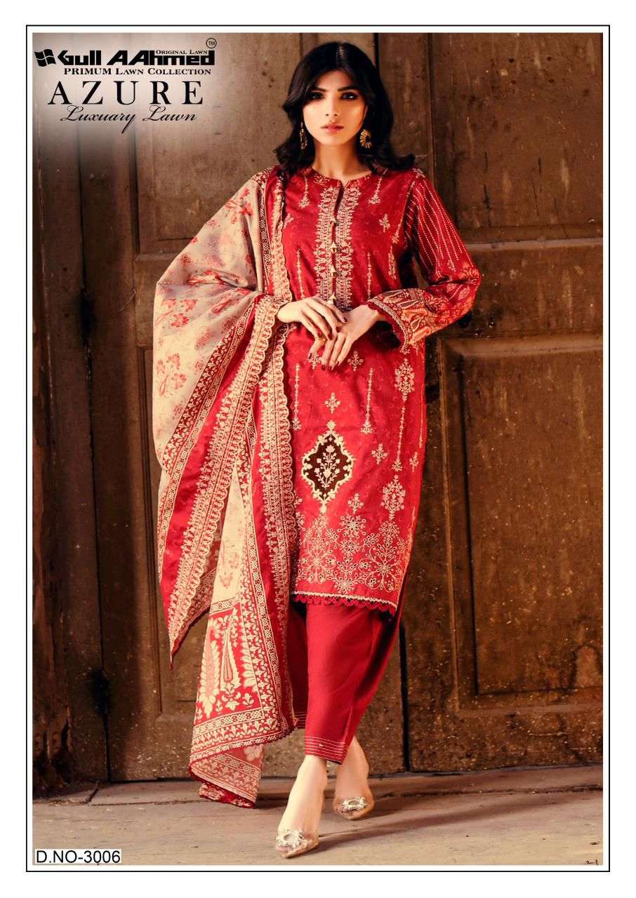 Gul Ahmed Pakistani Designer Pure Lawn Printed Suit