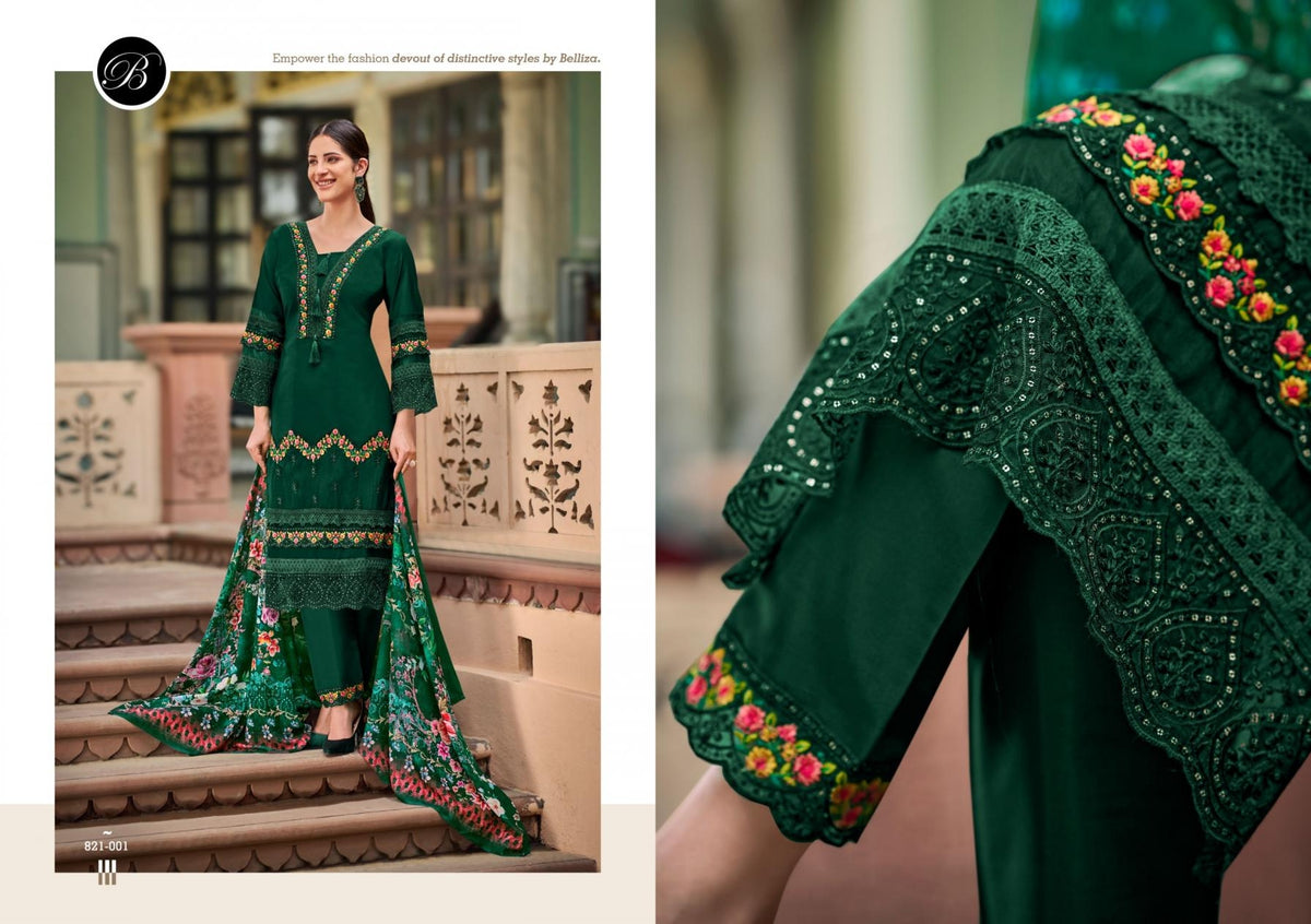 Belliza Pakistani Designer Super Hit Wedding & Party Wear Suit