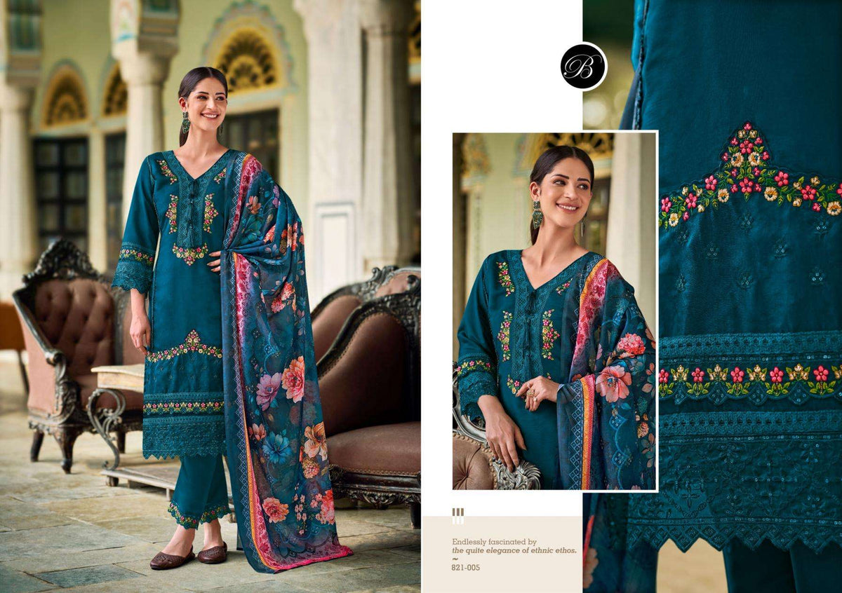 Belliza Pakistani Designer Super Hit Wedding & Party Wear Suit