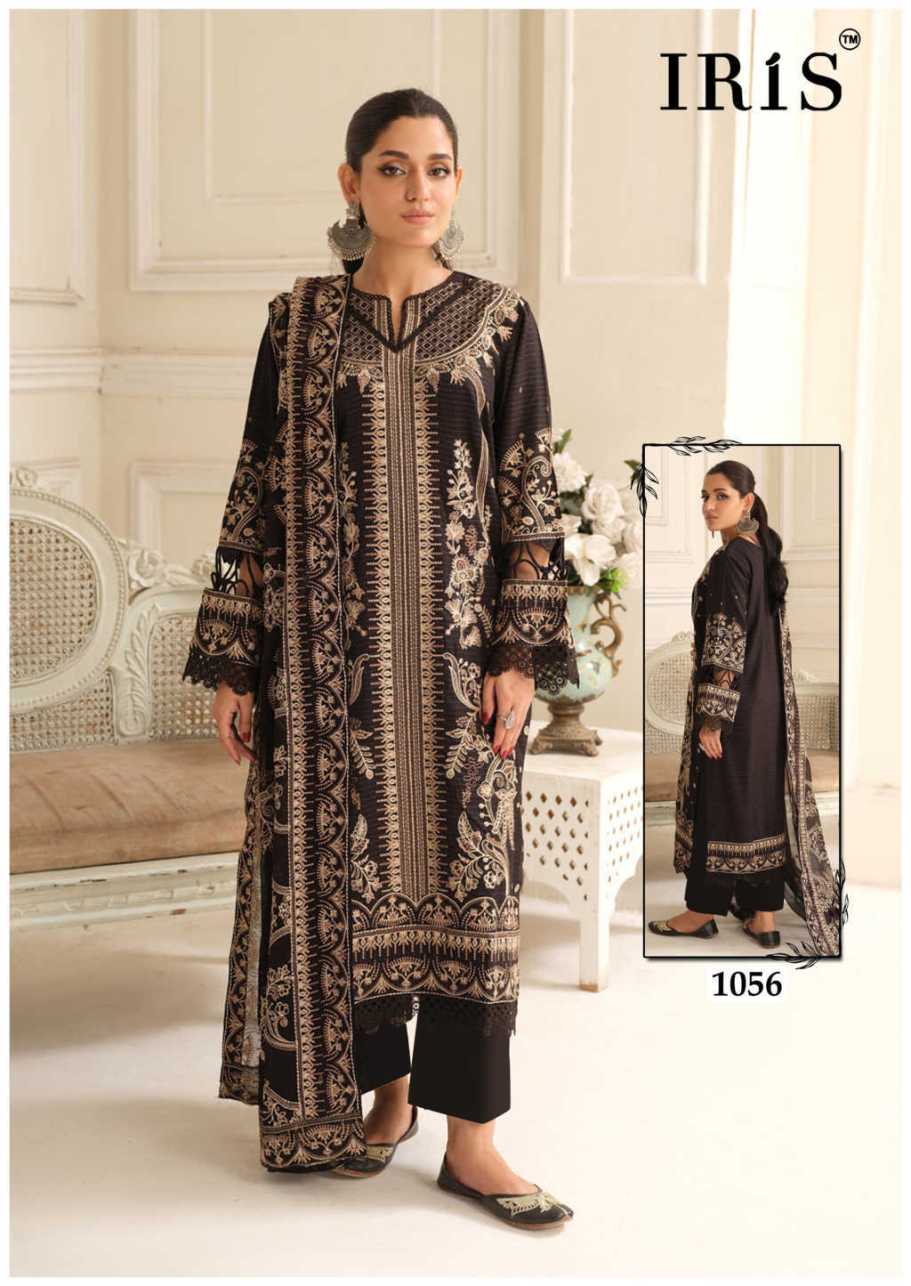 Iris Pakistani Designer Pure Cotton Printed Shalwar Suit
