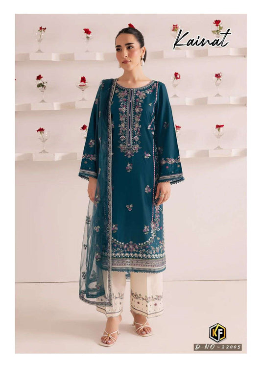 Kainat Pakistani Designer Pure Lawn Cotton Printed Suit