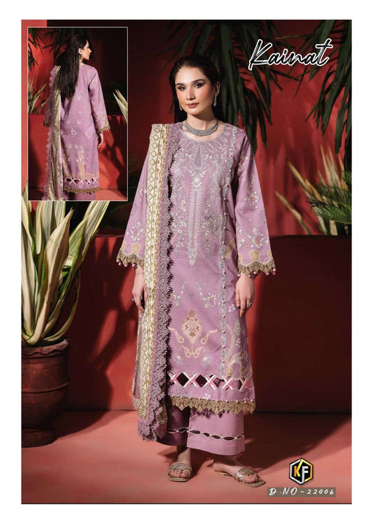 Kainat Pakistani Designer Pure Lawn Cotton Printed Suit