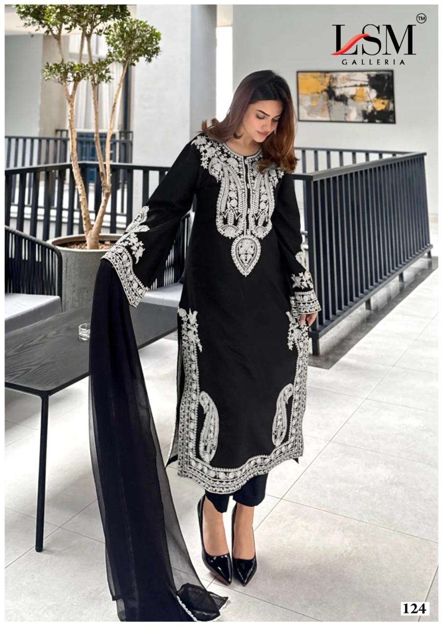 Lsm Galleria Pakistani Designer Lawn Cotton Printed Suit