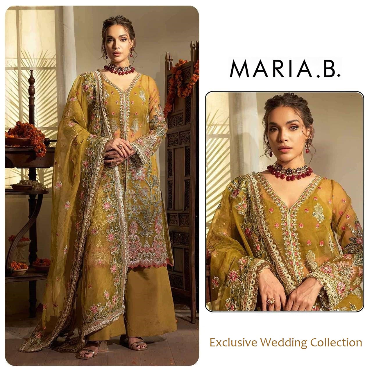 Maria B Pakistani Designer Hit Wedding & Party Wear Dress