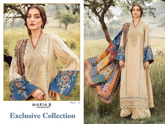 Maria B Pakistani Designer Hit Embroidered Lawn Suit