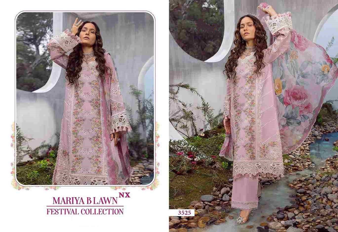 Mariya B Pakistani Designer Luxury Embroidered Lawn Suit