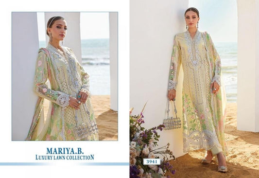 Mariya B Pakistani Designer Luxury Hit Embroidered Lawn Suit