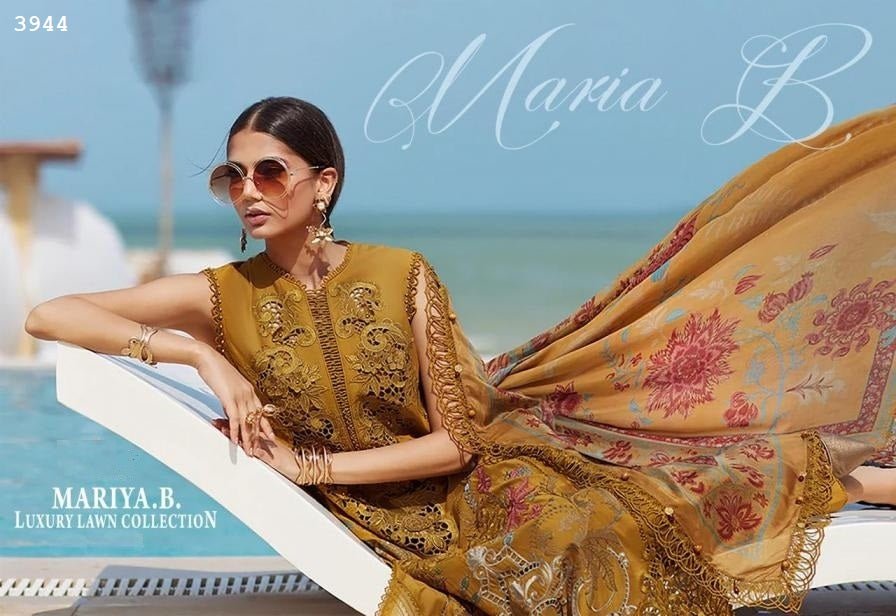 Mariya B Pakistani Designer Luxury Hit Embroidered Lawn Suit
