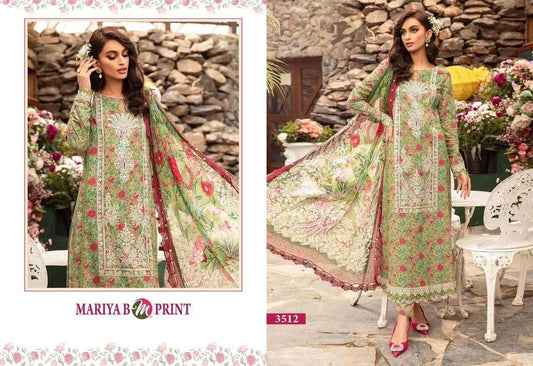 Mariya B Mprints Pakistani Designer Hit Embroidered Lawn Suit