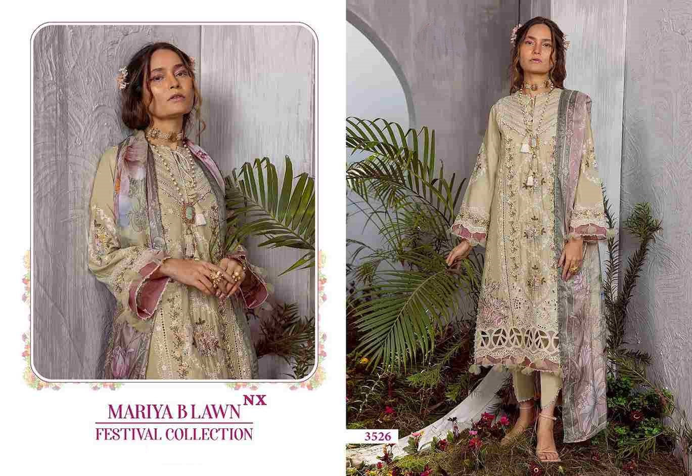 Mariya B Pakistani Designer Luxury Embroidered Lawn Suit