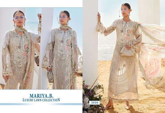 Mariya B Pakistani Designer Luxury Hit Embroidered Lawn Suit