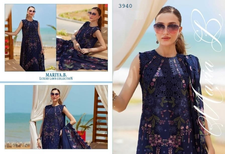 Mariya B Pakistani Designer Luxury Hit Embroidered Lawn Suit