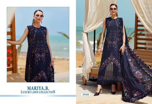 Mariya B Pakistani Designer Luxury Hit Embroidered Lawn Suit
