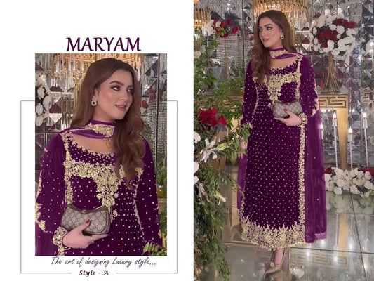 Maryam Pakistani Designer Hit Wedding Party Wear Dress