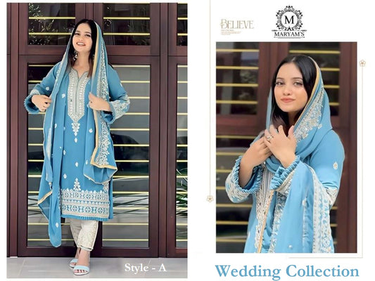 Maryam Pakistani Designer Exclusive Wedding Party Wear Dress
