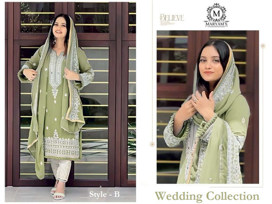 Maryam Pakistani Designer Exclusive Wedding Party Wear Dress