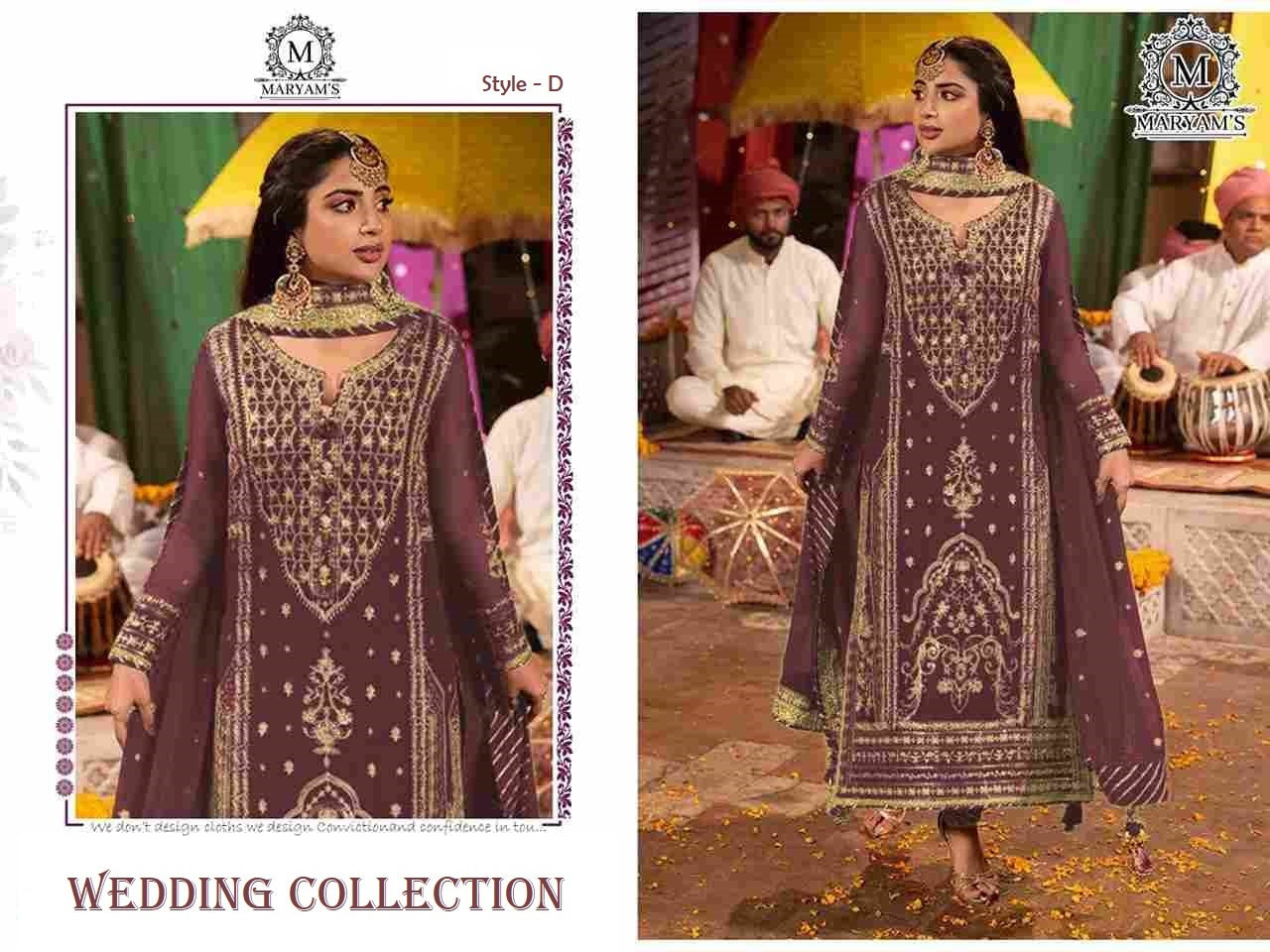 Maryam Pakistani Designer Hit Mbroidered Wedding Party Wear Dress