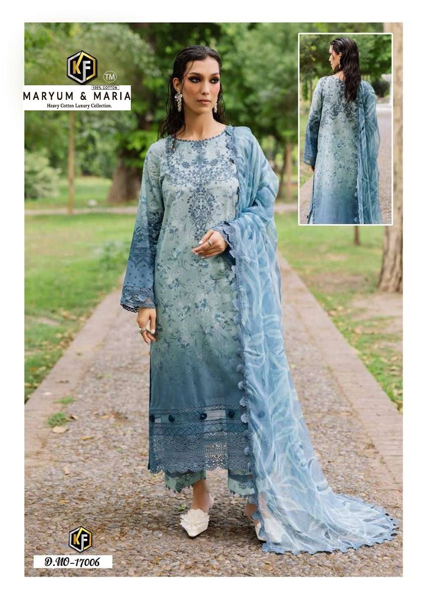 Maryum & Maria Pakistani Designer Pure Lawn Printed Suit