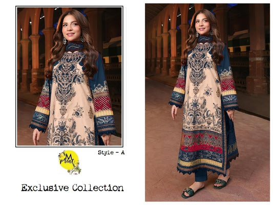 Mprint Pakistani Designer Stylish Hit Embroidered Lawn Suit