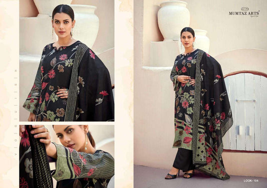 Mumtaz Pakistani Designer Embroidered Pure Cotton Lawn Suit