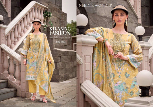 Needle Wonder Pakistani Designer Classic Embroidered Suit