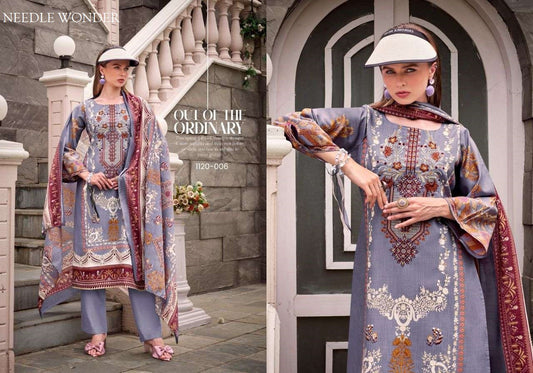 Needle Wonder Pakistani Designer Classic Embroidered Suit