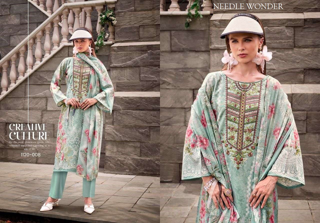 Needle Wonder Pakistani Designer Classic Embroidered Suit