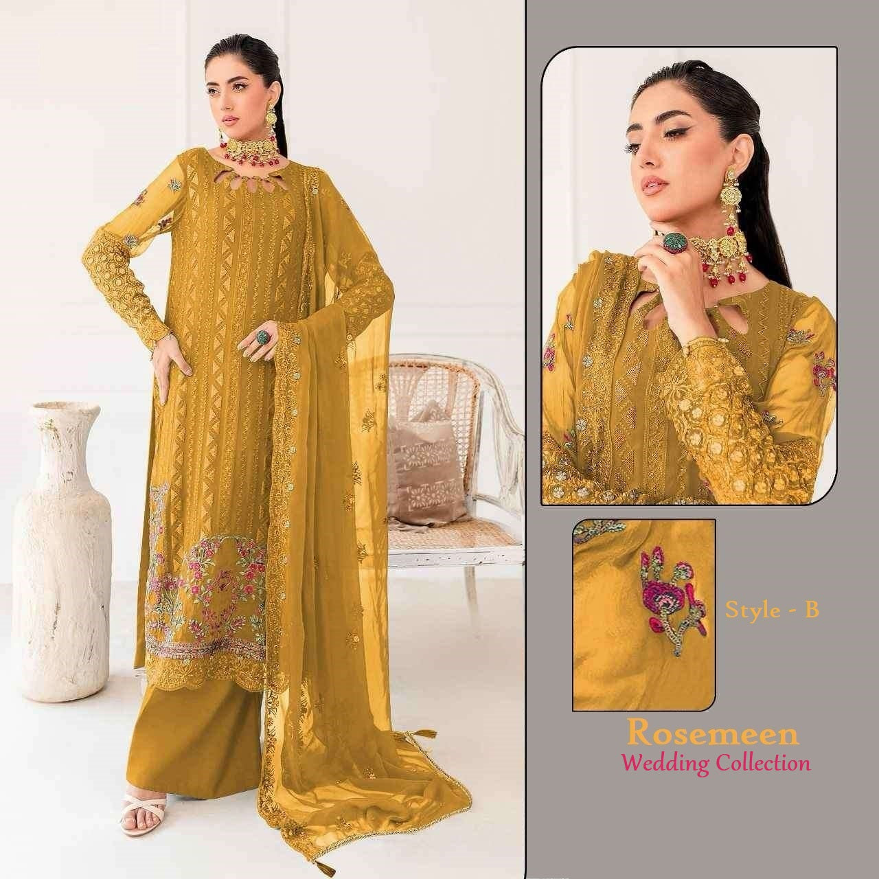 Rosemeen Pakistani Designer Super Hit Wedding & Party Wear Suit