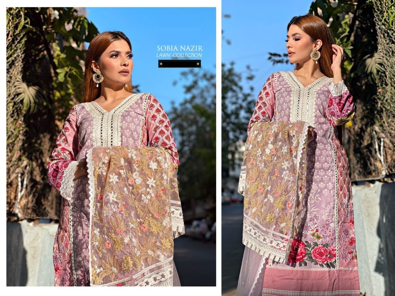 Sobia Nazir Pakistani Designer Hit Party Wear Lawn Suit