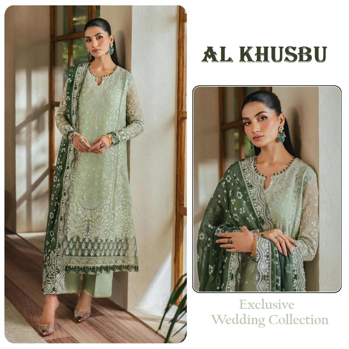 Al Khusbu Pakistani Designer Hit Wedding & Party Wear Dress