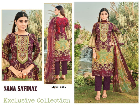 Sana Safinaz Pakistani Designer Hit Embroidered Lawn Suit