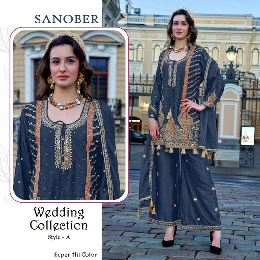 Sanober Pakistani Designer Luxury Wedding Party Wear Dress