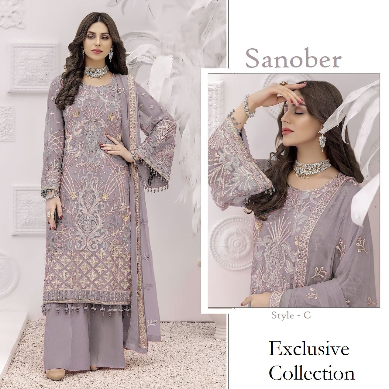 Sanober Pakistani Designer Hit Exclusive Wedding & Party Wear Suit