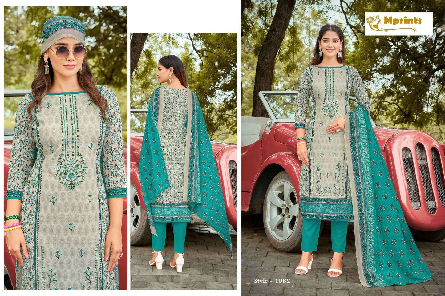 Mprints Pakistani Designer Hit Embroidered Lawn Suit
