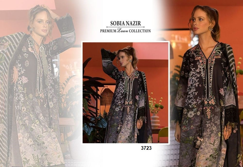Sobia Nazir Pakistani Designer Hit Embroidered Lawn Suit