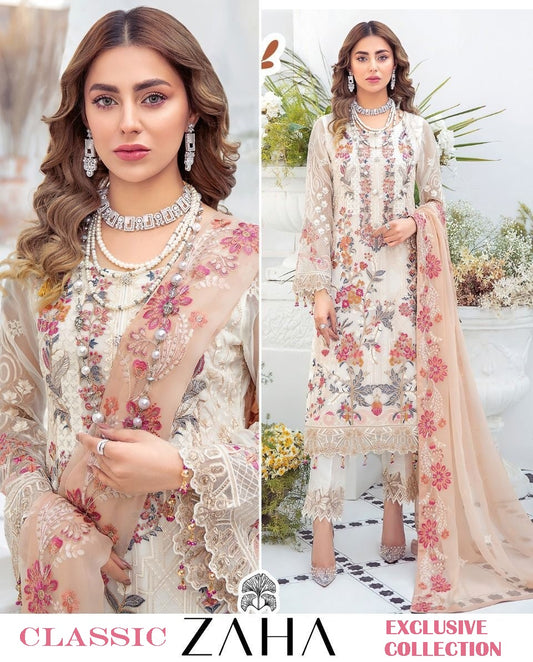 Zaha Pakistani Designer Exclusive Festive & Party Wear Suit