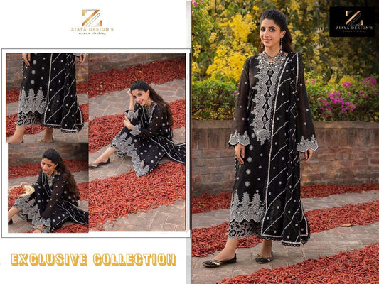 Ziaya Pakistani Designer Hit Black Festive & Party Wear Suit