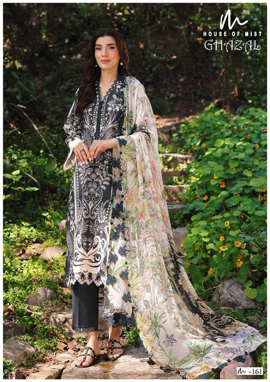 Ghazal Pakistani Designer Pure Cotton Printed Shalwar Suit